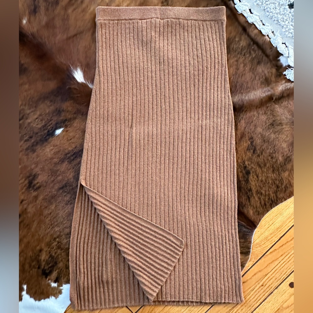 & Other Stories Knit Midi Skirt